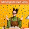 680 Pcs Funny Incentive Stickers – Bulk Set of 40 Vibrant Animal Designs for Classroom & Home – Motivational Reward Decals for Chores, Potty Training & Behavior Charts (17 Sheets)